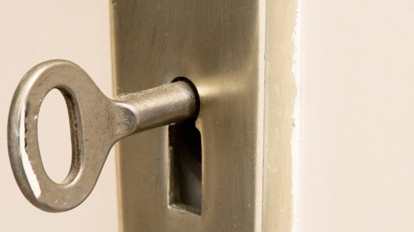 Key in door