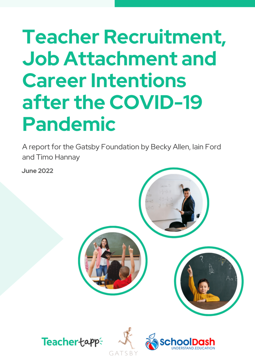 Teacher Recruitment, Job Attachment and Career Intentions after the COVID-19 Pandemic